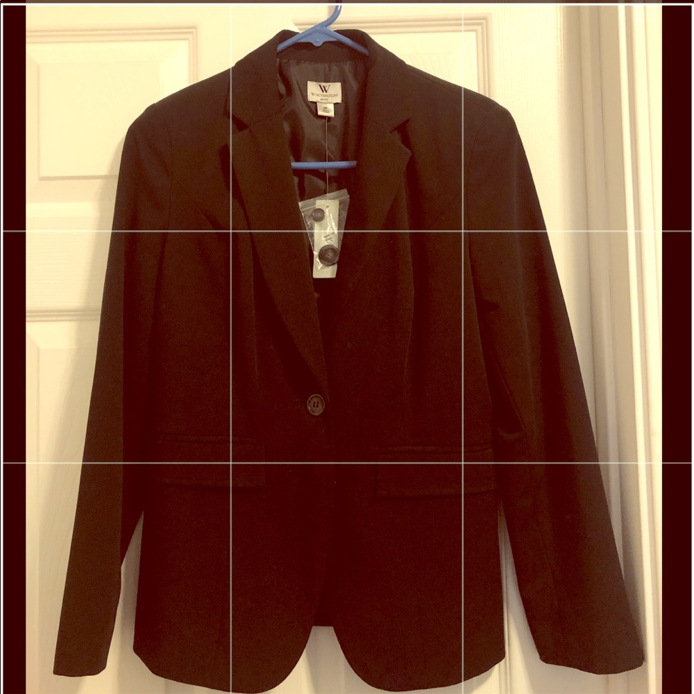 Worthington Black Pant Suit (Sz 2P)